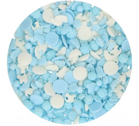 Cukrový posyp FunCakes Sprinkle Medley Baby Blue 50g