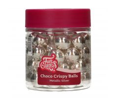 Čokoládový posyp Choco Crispy Balls 130g strieborné