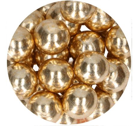 Čokoládové guličky Choco Crispy Balls 130g Metallic Gold