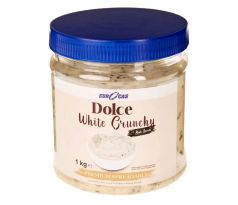 Krém Dolce White Crunchy 1kg - biely krém s chrumkyvými kúskami