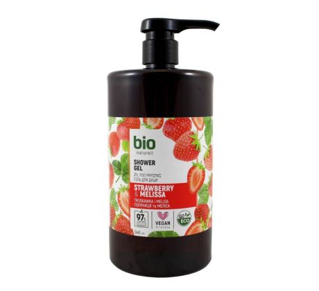 Sprchový gél BIO naturell STRAWBERRY & MELISSA- 946ml